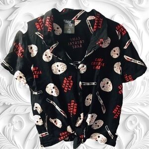 Camp Crystal Lake Friday The 13th Short Sieeve Size Small
